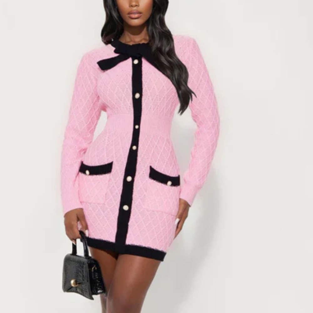 Willa Long Sleeve Sweater Mini Dress